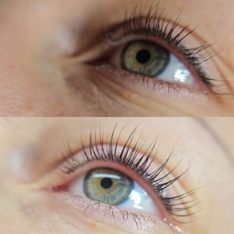 Close-Up Eye Lash Comparisons