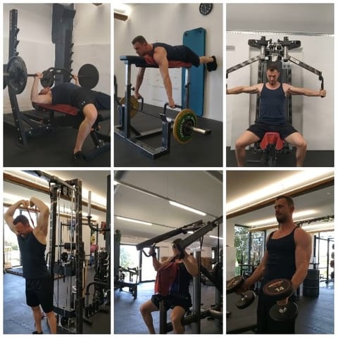 Weightlifting Routine at the Gym