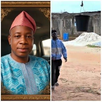 Traditional Clothing Meets Construction Site
