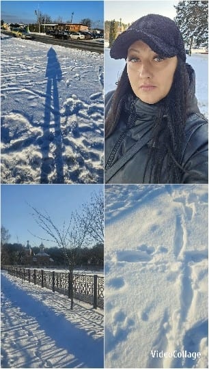 Snowy Scenes and Selfie