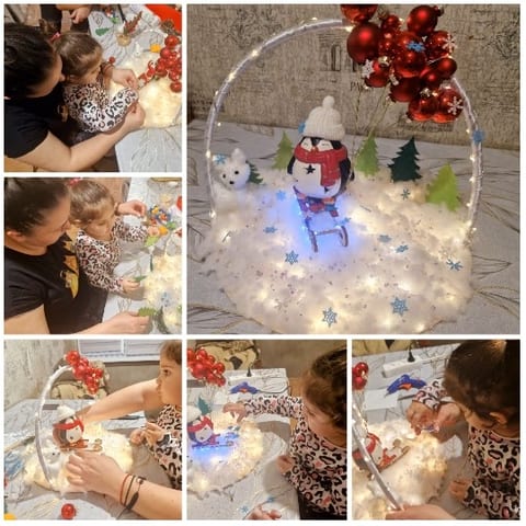 Crafting Holiday Decorations Together