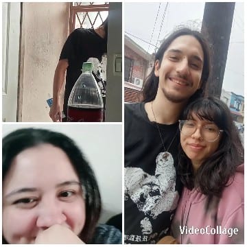 Smiling Faces and Liquid Bottle