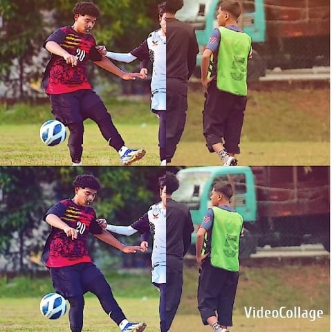 Friendly Soccer Game in Action