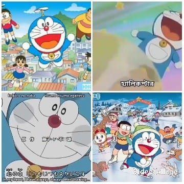 Doraemon and Friends Having Fun