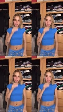 Young Person in Organized Closet