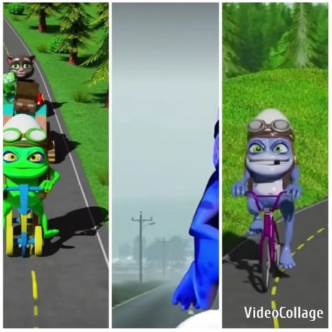 Animated Characters on Bicycles