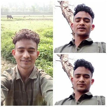 Man Outdoors with Natural Background