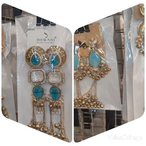Jewelry Display with Blue Stones