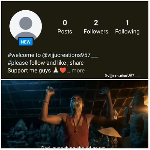 Social Media Profile and Celebration