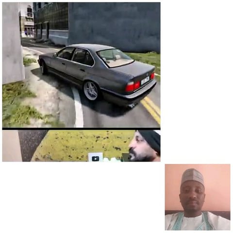 Car Game Scene and Portraits