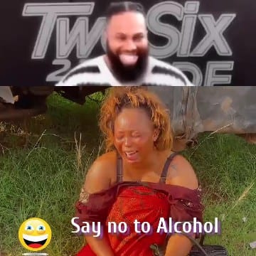 Man Smiling, Woman Looking Distressed