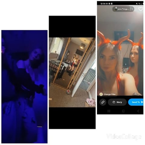 Dimly Lit Room and Costume Event