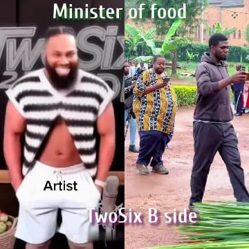 Artist and Minister in Market