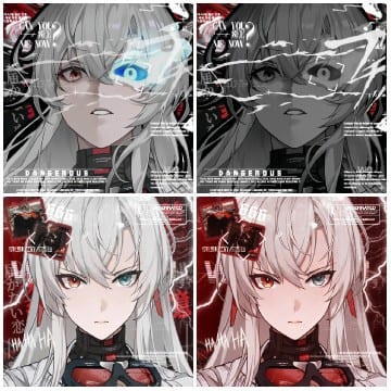 Anime Character Expressions in Panels
