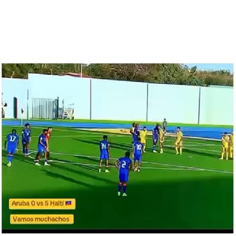 Soccer Match with Score Display