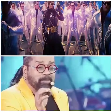 Shiny Outfits and Microphone Performance