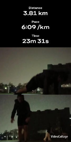 Running Stats with Night Exercise