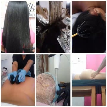 Scenes of Hair and Beauty Treatments