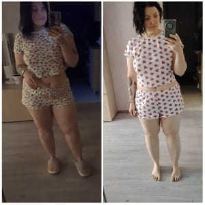 Mirror Selfies in Matching Outfits