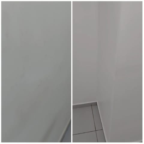 Split View of Two Walls