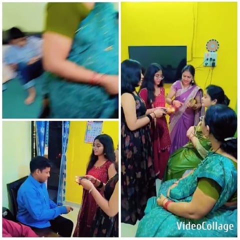 Traditional Gathering with Colorful Attire
