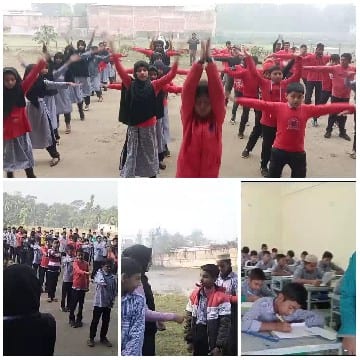 Children Engaged in Various Activities