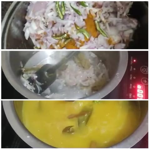 Cooking Process with Raw Ingredients