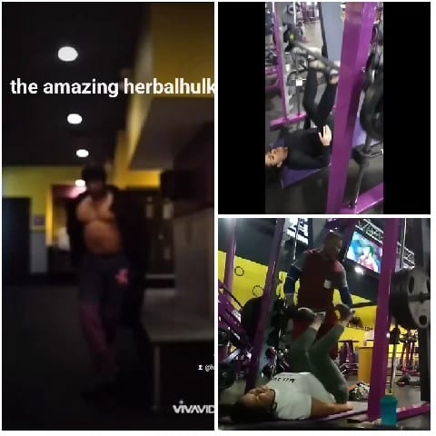 Various Gym Exercises and Equipment