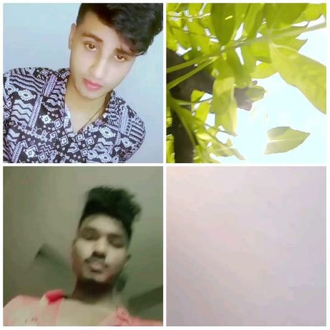 Young Man and Nature Scenes