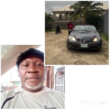 Man with Cap and Parked Car