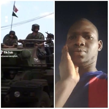 Soldiers on Vehicle and Colorful Selfie