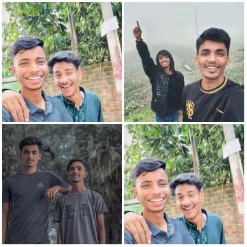 Young Friends Posing Together