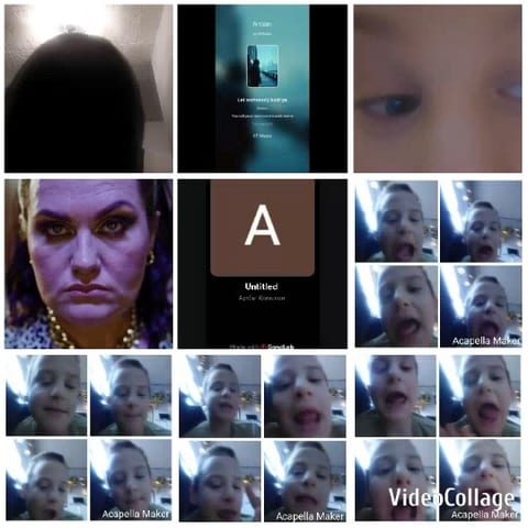 Child's Expressions and Light Silhouette