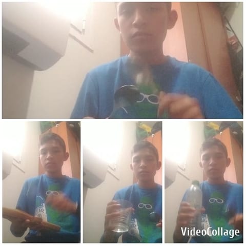 Young Person with Various Objects