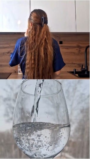Kitchen Scene and Water Pouring Close-up