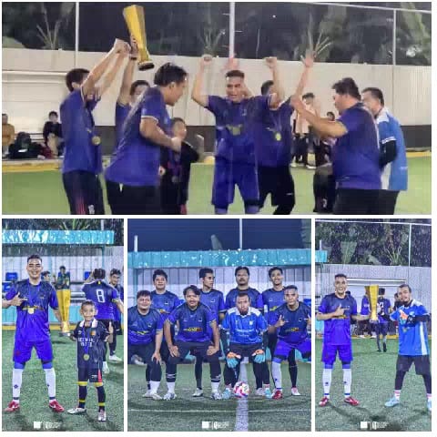 Celebration on Soccer Field