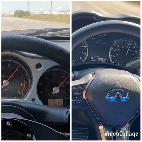 Older and Modern Vehicle Dashboards