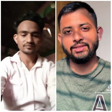Casual Poses of Two Men