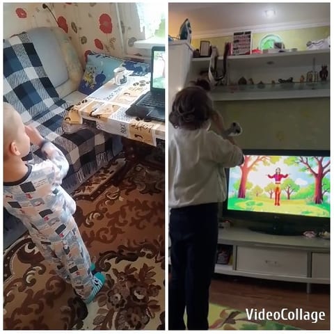 Children Engaged with Screens