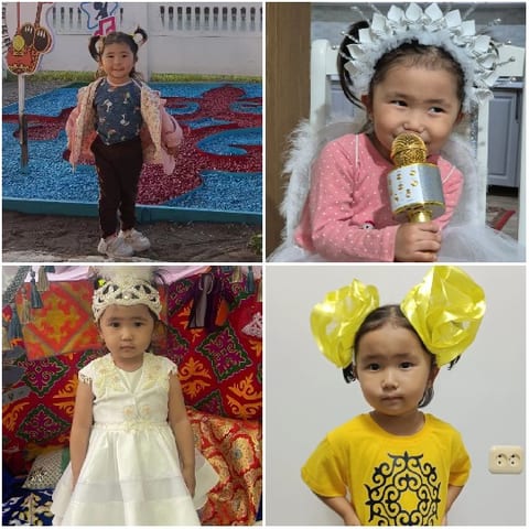 Child in Various Costumes
