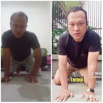 Men Exercising Indoors and Outdoors