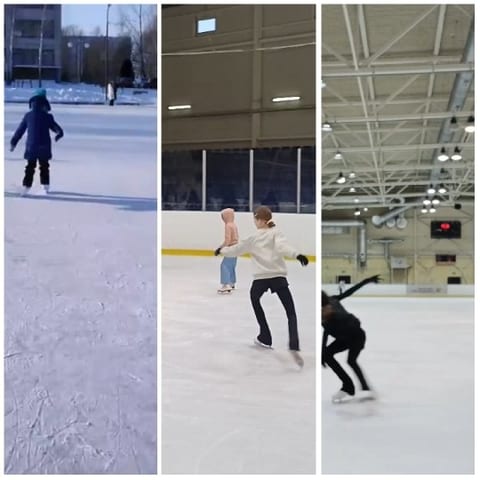 Ice Skating in Different Locations