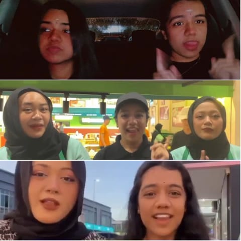 Friends Chatting in a Car