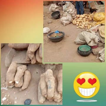 Marketplace with Agricultural Produce