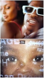 Sunglasses and Close-Up Eyes