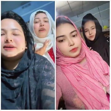 Women in Headscarves Posing Together