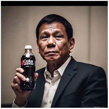Man Holding Coke Zero