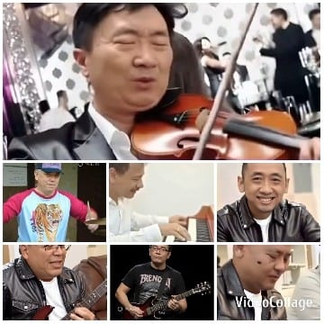 Musicians Playing Instruments Together