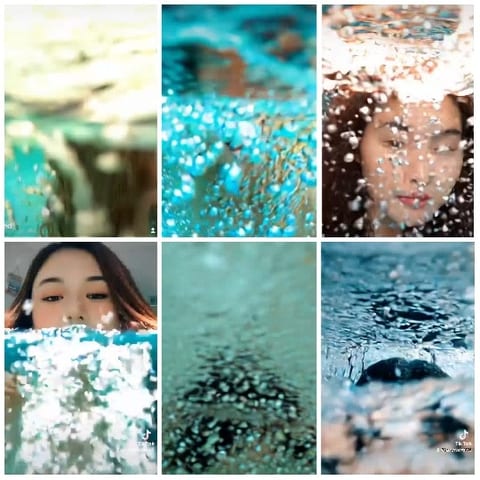 Underwater Swimming with Bubbles