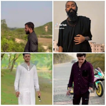 Four Men in Outdoor Environments